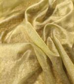 Rose tissue Patch work Applique  Crush Tissue Saree - Image 8