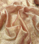 Rose tissue Patch work Applique  Crush Tissue Saree - Image 7