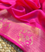 Weave mugal Banarasi buta border Saree - Image 5