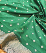 Banarasi weaving jaal patern with border Banarasi Georgette Saree - Image 17