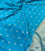 Banarasi weaving jaal patern with border Banarasi Georgette Saree - Image 21