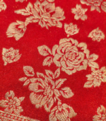 Heavy rose weaving work Banarasi Georgette Saree - Image 9