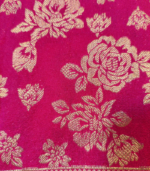Heavy rose weaving work Banarasi Georgette Saree - Image 6