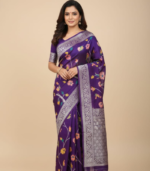 Paithni jaal Banarasi Georgette Saree - Image 3