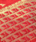 Small weaving bird work Banarasi Georgette Saree - Image 15