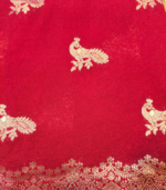 Weave Peacock  Banarasi Georgette - Image 13