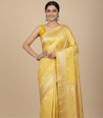 Weave Peacock  Banarasi Georgette - Image 5